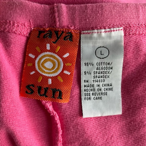 •Raya Sun• Bubblegum Pink Knit Skort - Size Large - Picture 2 of 9